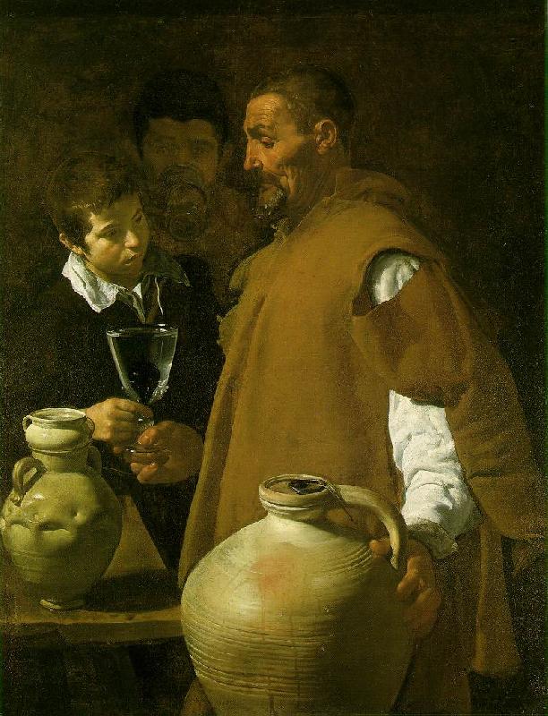VELAZQUEZ, Diego Rodriguez de Silva y The Waterseller of Seville Germany oil painting art